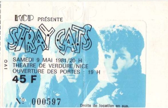 Ticket 9 May 1981